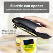 Electric Can Opener Mini One Touch Automatic Handheld Jar Kitchen Tool