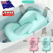 Baby Bath Tub Pillow Pad Air Cushion Mat Floating Soft Seat Newborn Infant