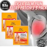Genuine Tiger Balm Pain Relieving Pain Patches Heat Patch 3 Pk - 6 pcs 14x10cm