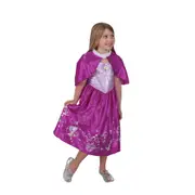 Disney Rapunzel Deluxe Winter Cloak Costume Dress Party Cosplay Outfit