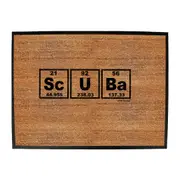 Ow Scuba Element - Funny Novelty Doormat Man Cave Floor mat