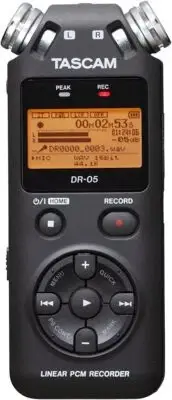 Tascam DR-05 Version 2 Dictaphone Linear PCM Portable Digital Audio Recorder