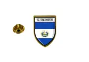 pins pin's flag national badge backpack hat shield world salvador