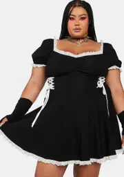 [Current Mood] Plus Don't Test Me Mini Dress