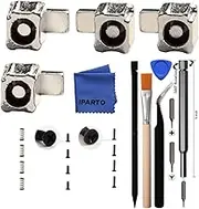 iParto Metal Version Replacement Latches for Nintendo Switch/Switch OLED Joycon Lock Buckles for NS Switch with Screws Springs for Latches