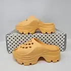 Wmns Adidas x Stella McCartney OVERSIZED Clog 'Hazy Orange' / IF6073 / US Size 9