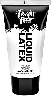 Liquid Latex by - 50ml sfx makeup great with fake blood stage blood scar wax, spirit gum and face paint to create amazing halloween makeup create zombie skin safe latex use