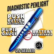 1 Royal- Medical Nurse Diagnostic Soft LED Pupil Gauge Pen Light Penlight