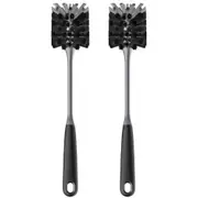 MR.SIGA Long Handle Bottle Cleaning Brush, Cleaning Brush for Water Bottle, Glassware, 2 Pack