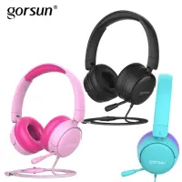在飛比找momo購物網優惠-【Gorsun】高品質兒童耳機 A62(附麥克風)