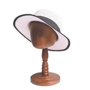 Mannequin Head Model Hat Hairpieces Display Stand Height 36cm for Glasses
