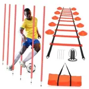 Agility Training Poles Equipment Soccer Training Equipment includes 6 Agility