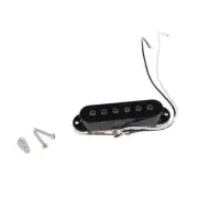 6 Strings Electric Guitar Pickups Single Coil Bass Black