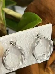 BARCS Loop Earrings STERLING silver RRP$79