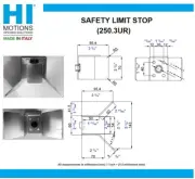 BENINCA HI-MOTIONS SAFETY SLIDE GATE LIMIT STOP RECEIVER BRACKET GUIDE (250.3UR)