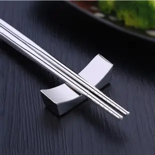 【PUSH!】餐具304不銹鋼筷子架筷子托筷枕(5入組E130)