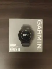 Garmin Fenix 6 Pro Solar Edition 47mm Smartwatch - Black with Slate Gray Band