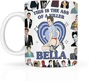LONGXIN This is the Axx of a Killer Bella Funny Humorous Office Coffee Mug Tea Cup Twilight Merch Vampire Werewolf Gifts for Fans Girls Women Vampire Romance Fan Funny Sexy Gifts