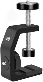 Alloy C Clamp 1/4" Screw Adjustable Camera Mount Clamps Bracket Max. 2.36In High