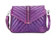 Leatherkart Stella Genuine Leather Bag Shoulder Bag - Purple