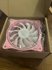 Computer PC Cooling Fan Pink LED Game Case Cooler Fan Quiet 12V Computer PC Fan