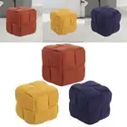 Seating Foot Stool Low Stool Silent Bottom Pads Padded Seat Creative Square