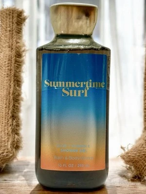 Bath & Body Works SUMMERTIME SURF Shower Gel Body Wash 10 oz SEALED