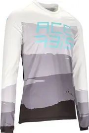 Acerbis MTB Flex Speed, jersey , color: White/Black/Light Blue , size: S