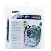 2x Mesh Pop up Laundry Hamper Portable Folding Collapsible Clothes Camping
