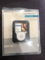 New Black Red Belkin Leather Hard Case iPod Nano 3rd generation