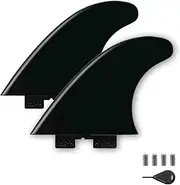 THURSO SURF SUP Click Fin 4.5" Side Fins with Quick Lock Technology for Inflatable Paddle Board