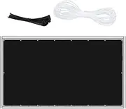 Fence Privacy - 6 x 25 Ft Privacy Blockage Mesh Shade Net - Fence Privacy Screen for Wall Garden Yard Backyard, 40 Cable Ties Included