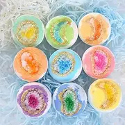 Bath Bombs Set 100g Bath Balls Sea Salt Body Cleanser for Bubble Bath Spa & Home Use 9 Pack