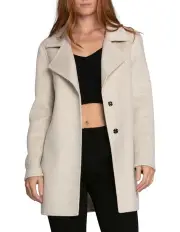 [Belle & Bloom] Ex-Boyfriend Wool Blend Oversized Jacket in Oat Marle