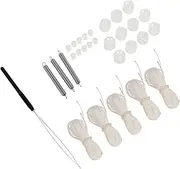 Zerodeko Rv Folding Blind Repair Kit Blind Cord Window Shade Restringing Kit for Camper Rv Home Easy to Fix