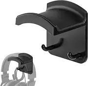Geekria Gaming Headset Headphone Hook Holder, Headphone Wall Mount Headset Holder, Headsets Hanger Compatible with Bose, Sony, Sennheiser, ATH, AKG, JBL, Beats (Black)