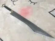 Custom handmade knife king's Damascus Steel Dual Hand Long Sword