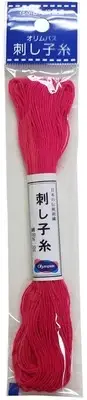 Olympus Sashiko Cotton Thread 22yd Solid-Hot Pink ST20SP-21