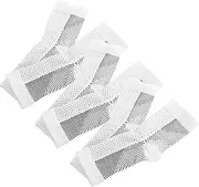 [Abaodam] 3 Pairs Foot-protecting Compression Socks Funny Compression Socks Compression Socks Open Toe Compression Stockings Compression Ankle Brace Foot Compression Sleeve White Polyester