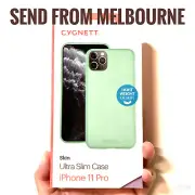 NEW Cygnett Skin Ultra Slim Case for iPhone 11 PRO - Soft Silicone Cover (Green)