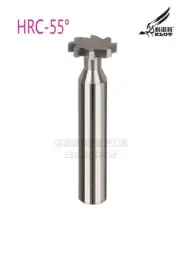 KLOT HRC55 T Slot Keyseat Milling Cutter Solid Carbide End Mill 13mm-19mm CNC