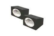 Aerpro SB69A 6x9" Sealed Speaker Enclosure Box MDF Cabinet Surface (Pair) 6x9 Inch