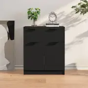 vidaXL Sideboard Black 60x30x70 cm Engineered Wood
