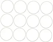 Gatuida 12pcs Bamboo Circle Accessories Adults Hoops for Crafting Hoop Dream Catcher Dream Catcher Wall Decor Circle Macrame Frame Moon Dream Catcher Round Macrame Accessories Kits Wooden