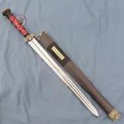 Traditional Chinese Han Dynasty Folded Steel Jian Carbon Steel Shortsword