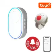 Tuya APP Smart WiFi SOS Elderly Care AlarmSystem Emergency Panic Button Bracelet