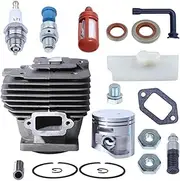 50mm Big Bore Cylinder Piston Kit, for, MS441 MS441C MS 441 Chainsaw Plated # 1138 020 1201 Replacement Parts Mower Carburetor Parts