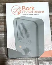 Black Ultrasonic Sound Deter Nuisance Barking Dog Bark Control Devices - New
