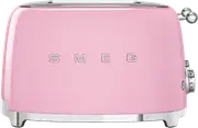 Smeg 50s Style 4 Slot Toaster - Pink