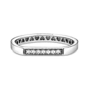 Authentic Pandora Sparkling Bar Ring size (50) 5